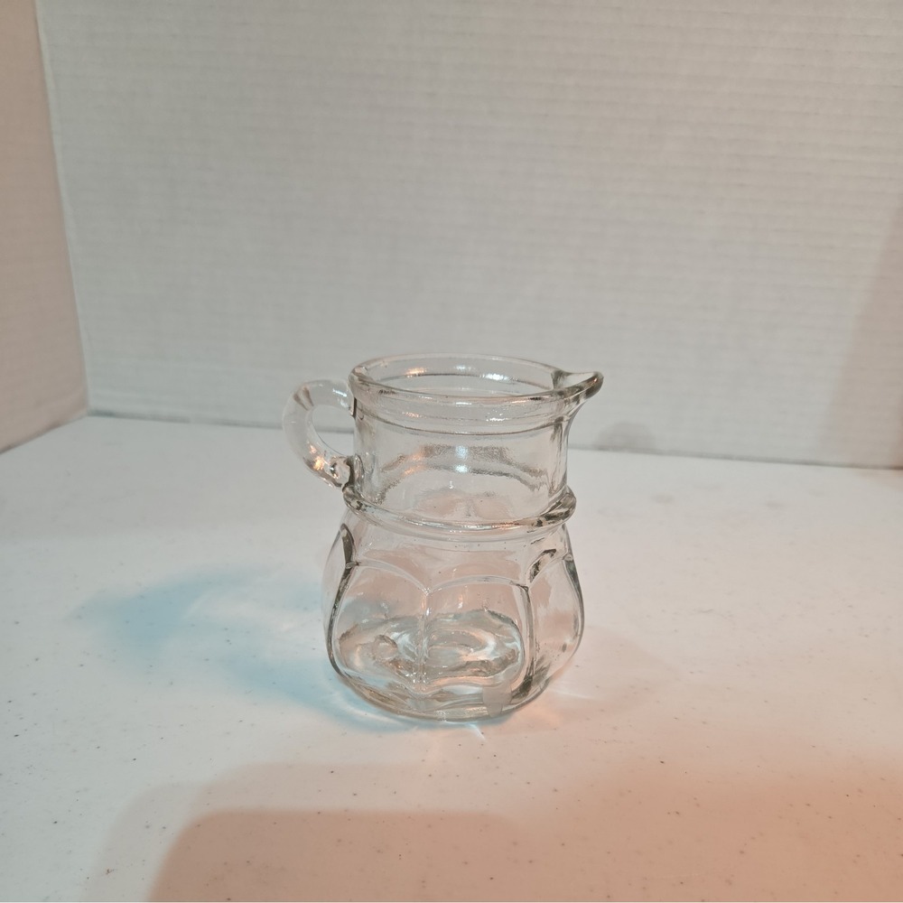 Vintage Glass Syrup Pitcher